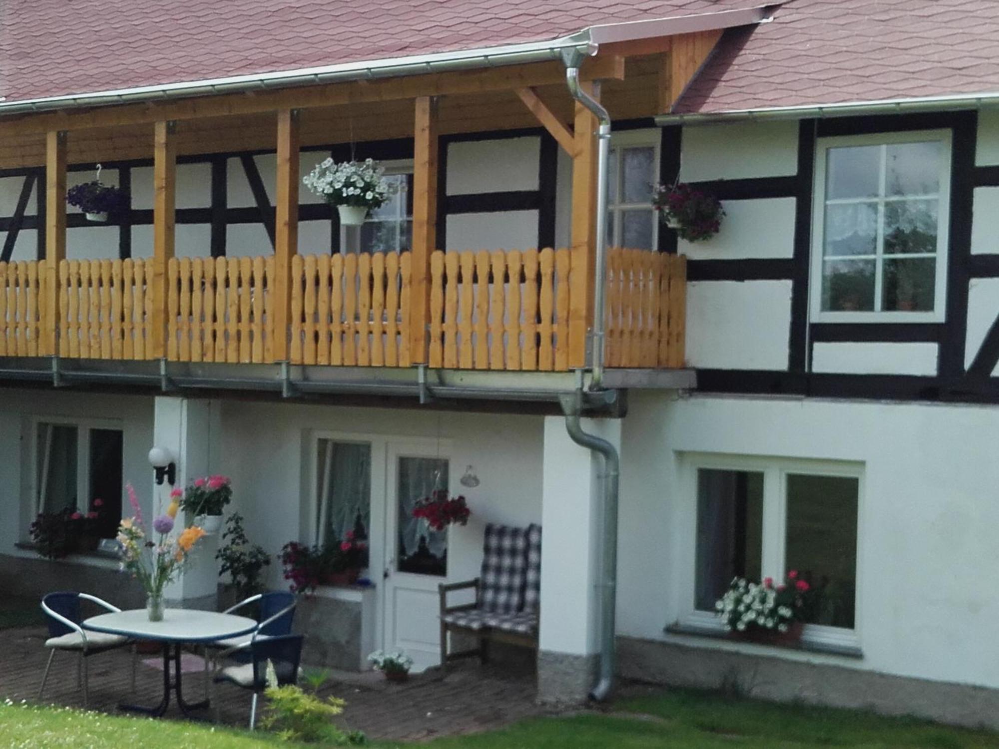 Apartamento Baerenhof Langenbernsdorf Exterior foto